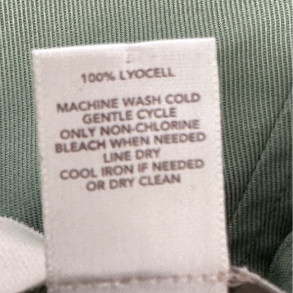 LOFT Outlet Size 8 Skirt Size Zips Tie Green Olive - Picture 4 of 8